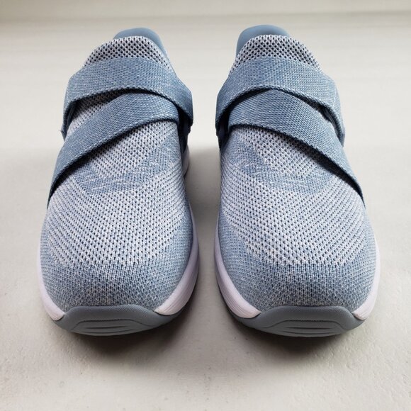 Orthofeet Naya Hands Free Shoe Womens 6.5 EE Wide Blue Slip On Comfort Sneaker - Picture 4 of 11